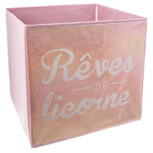 Látkový úložný box Rêves de licorne
