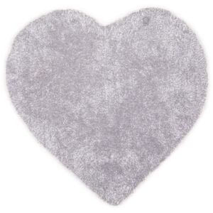 Koberec SOFT HEART šedý - 100x100 cm