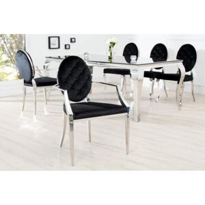 Černá jídelní židle s područí Modern Barock »