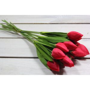 Umělá kytice TULIPÁN - červený (v. 35 cm) 149 velikost