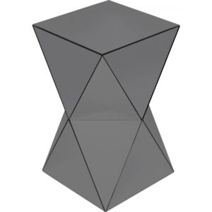 KARE DESIGN Odkládací stolek Luxury Triangle - šedý, 32x32cm