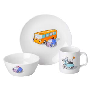 Lunasol - Cars dětský porcelánový set 3 ks - Kids world (450511)