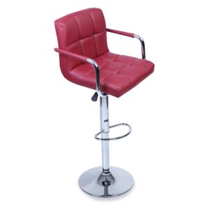 Tresko Barová židle s područkami BH013 Burgundy