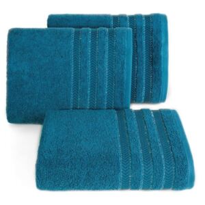 Bavlněný froté ručník s proužky ROMA 50x90 cm, modrá, 500 gr Mybesthome Varianta: ručník - 1 kus 50x90 cm