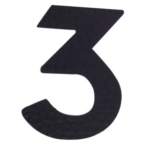 Kovaná číslice "3" černá