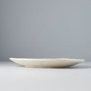 MADE IN JAPAN Mělký talíř s nepravidelným okrajem Grey Crazed 27 cm, Vemzu