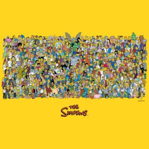 Plakát, Obraz - Simpsonovi - Characters, (91,5 x 61 cm)