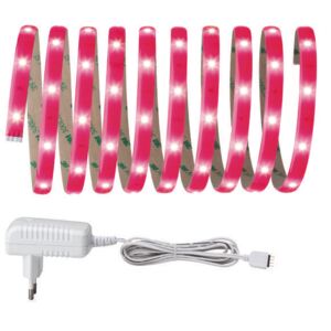 Paulmann 70507 Deco stripe neon pink, růžový LED pásek s dosvitem, 3,2W LED, 300cm rozšířitelný na 625cm