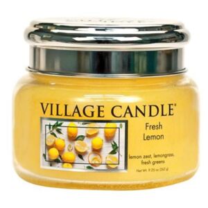 Village Candle Vonná svíčka ve skle, Fresh Lemon - 262g/55 hodin