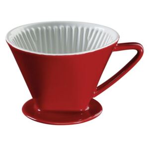 Cilio Filtr na kávu - velikost 4 červený