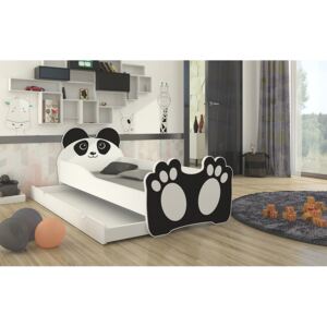 Dětské postele 160x80 cm medvídek Panda Včetně zásuvky