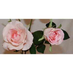 Animadecor Umělá květina - Růže světle růžová