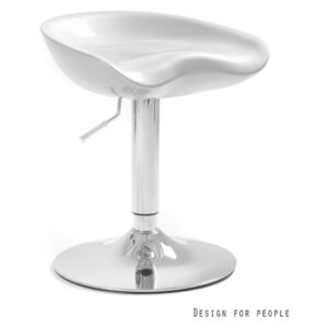 Barová židle Spoon stříbrná