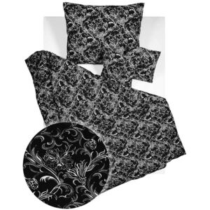 Darré Krepové povlečení Biagiotti black Velikost: povlak 40 x 40 70x90 krep