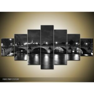 Černobílý obraz - historického mostu (F001780F210100)