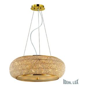 Závěsné svítidlo Ideal Lux Pasha SP10 oro 082257 zlaté 55cm