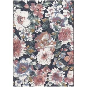 Moderní kusový koberec Ragolle Argentum 63528 3626 Květy vícebarevný Rozměr: 133x195 cm