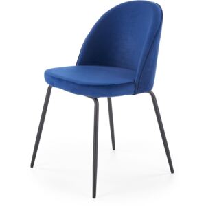 Jídelní židle K314, tmavě modrá
