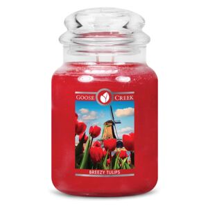 Vonná svíčka GOOSE CREEK Breezy Tulips 680g