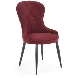 Jídelní židle K366, červená
