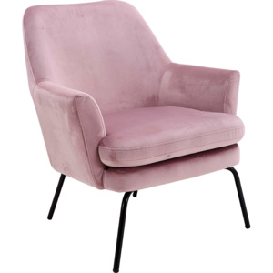 Design Scandinavia Relaxační křeslo Rika, růžová Barva: růžová