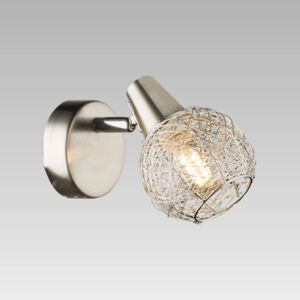 Designové nástěnné bodové svítidlo CARIER, stříbrné Prezent CARIER 27500