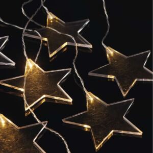 LED vánoční závěs – hvězdy, 80cm, venkovní, teplá bílá, č. *ZY2264