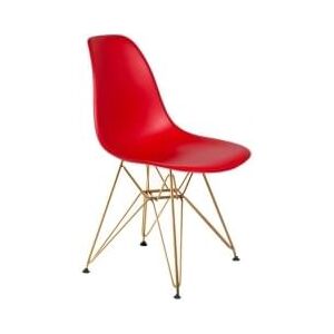 Židle DSR, červená (Zlatá) A24207 CULTY +