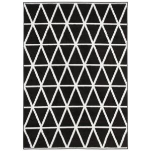 Kusový koberec PP Ervin černý, Velikosti 120x170cm
