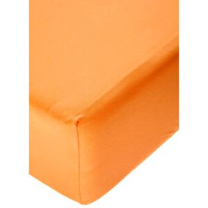 Jersey prostěradlo s elastanem pomerančové Rozměr: 70x140 cm