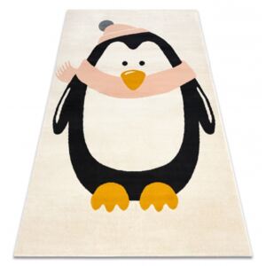Dětský kusový koberec PASTEL 18428068 - Tučňáček krémový Rozměr: 120x170 cm