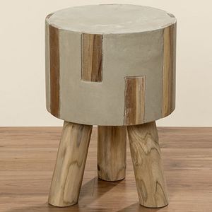 Stolička z týkového dřeva 45 cm, La Almara