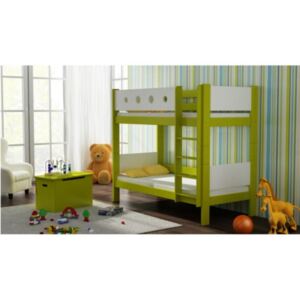 Patrová postel Vašek 180/80 cm zelená
