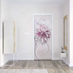 GLIX Fototapeta na dveře - Flowers Modern Design | 91x211 cm