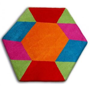 Dětský kusový koberec Drak vícebarevný, Velikosti 80cm