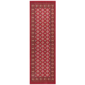 Červený koberec Nouristan Sao Buchara, 80 x 250 cm