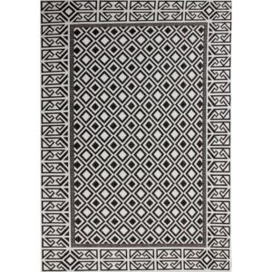 Balta Kusový koberec NATURALLE/SISAL 19031/08 černý bílý 60 x 100