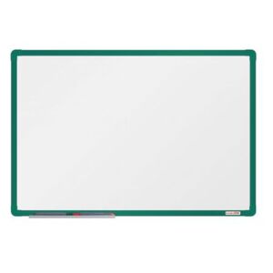 Bílá magnetická tabule boardOK 90 x 60 cm, zelená