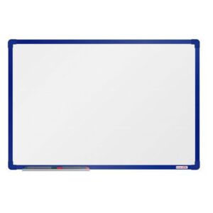 Bílá magnetická tabule boardOK 90 x 60 cm, modrá