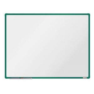 Bílá magnetická tabule boardOK 120 x 90 cm, zelená