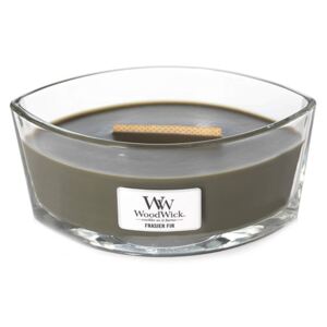 WoodWick - vonná svíčka Frasier Fir (Fraserova jedle) 453g (Vůně dokonale evokující aroma čerstvě uříznuté borovice za mrazivého zimního rána.)