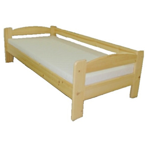 Dřevěná postel se zábranou LIBOR smrk