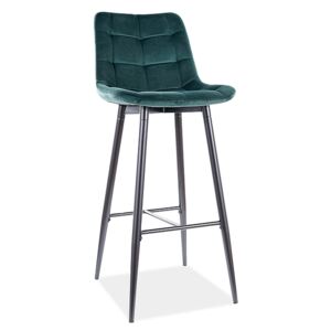 Barová židle CHIP H-1 Velvet, 45x109x37, bluvel 78