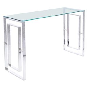 Konzolový stolek BEAUTY C, 120x78x40, sklo/chrom