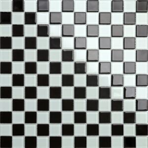 Maxwhite CH4011PM Mozaika skleněná bílá, černá