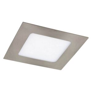 Přisazený LED panel LOIS, 6W, teplá bílá, 12x12cm, hranatý, chromovaný