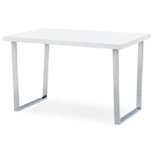 Jídelní stůl LUIS bílý, šíře 120 cm