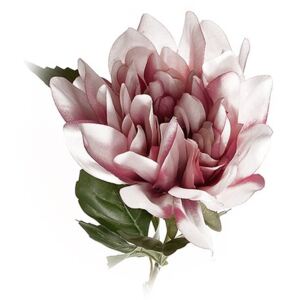 Umělá květina Jiřina růžová, 83 cm