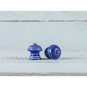 Keramika Vanya Úchytka mini - královská modř - HLADKÁ