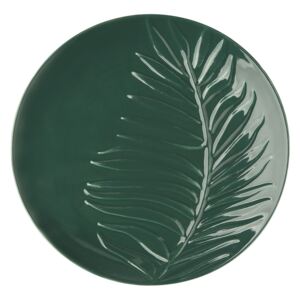 Altom Porcelánový dezertní talíř Tropical, 20 cm, zelená